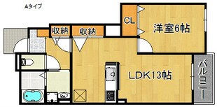 長滝駅 徒歩18分 1階の物件間取画像